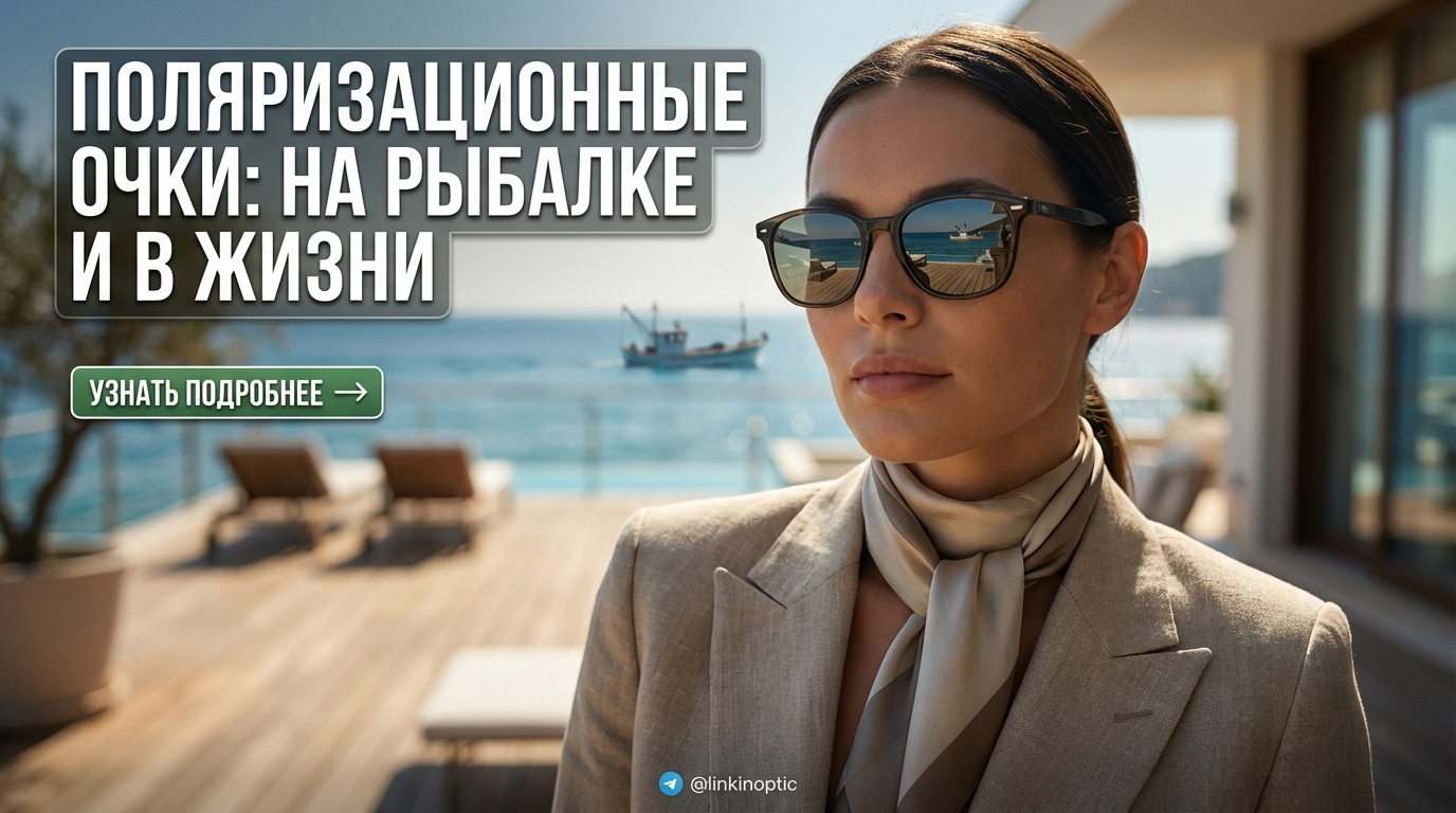 Поляризационные очки на рыбалке убирают блики с воды
